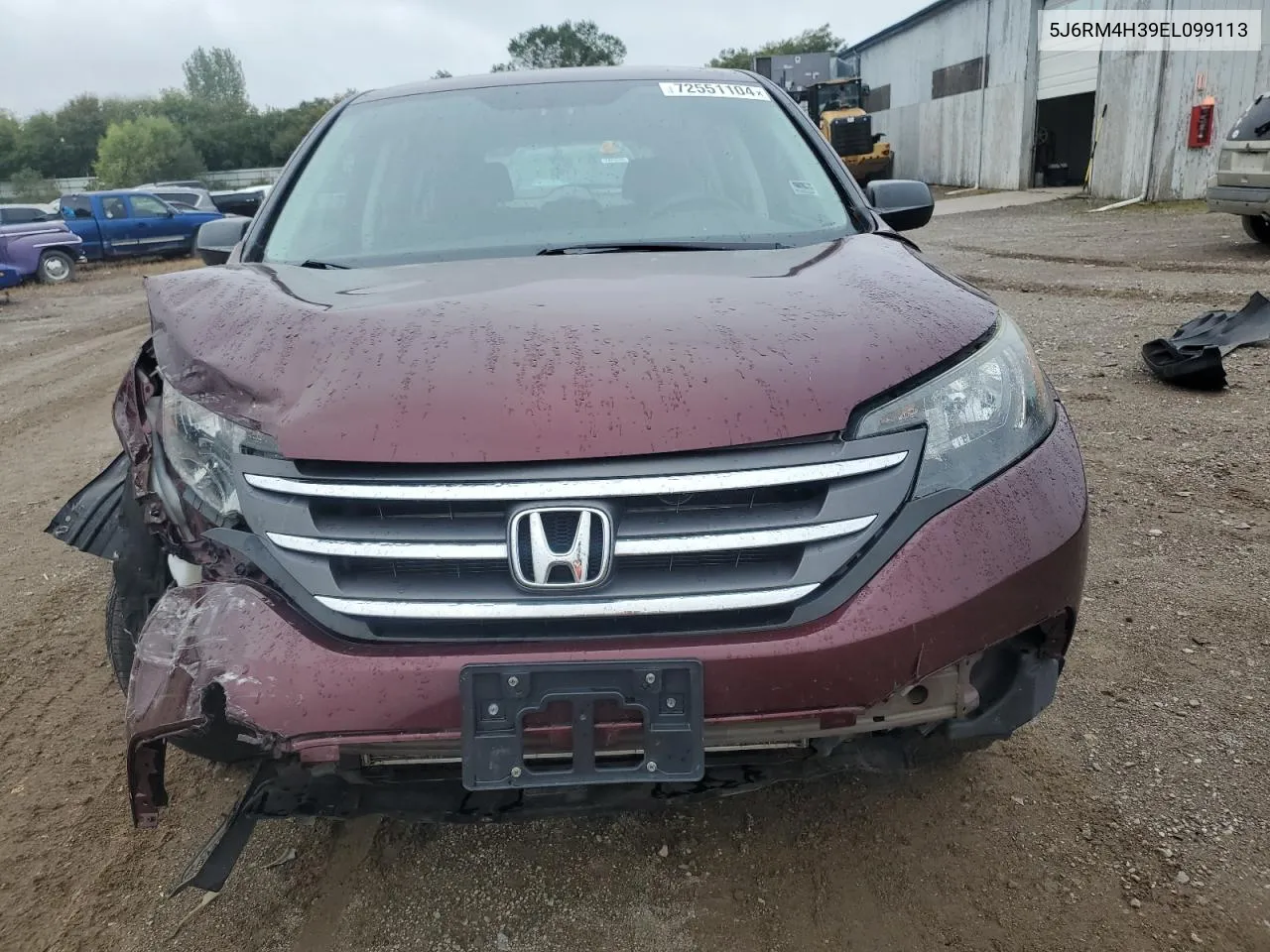 2014 Honda Cr-V Lx VIN: 5J6RM4H39EL099113 Lot: 72551104