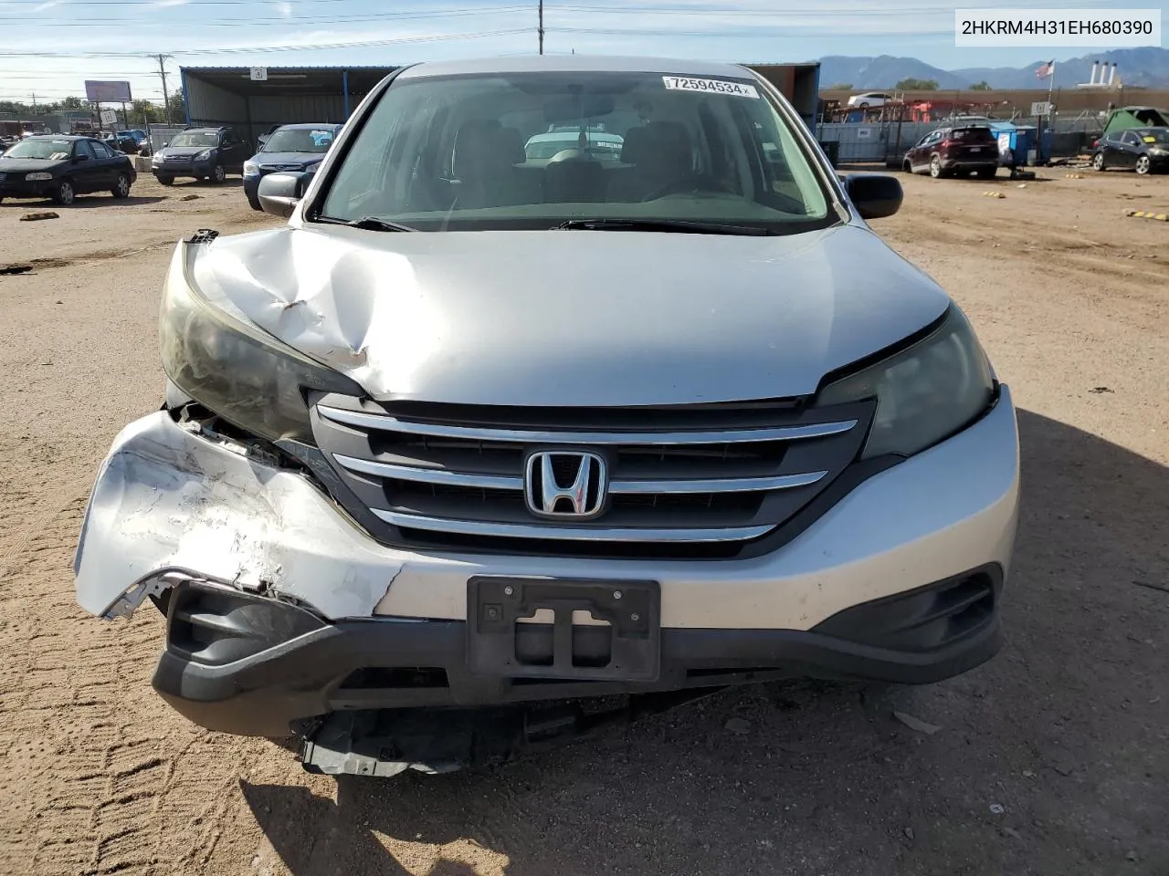 2014 Honda Cr-V Lx VIN: 2HKRM4H31EH680390 Lot: 72594534