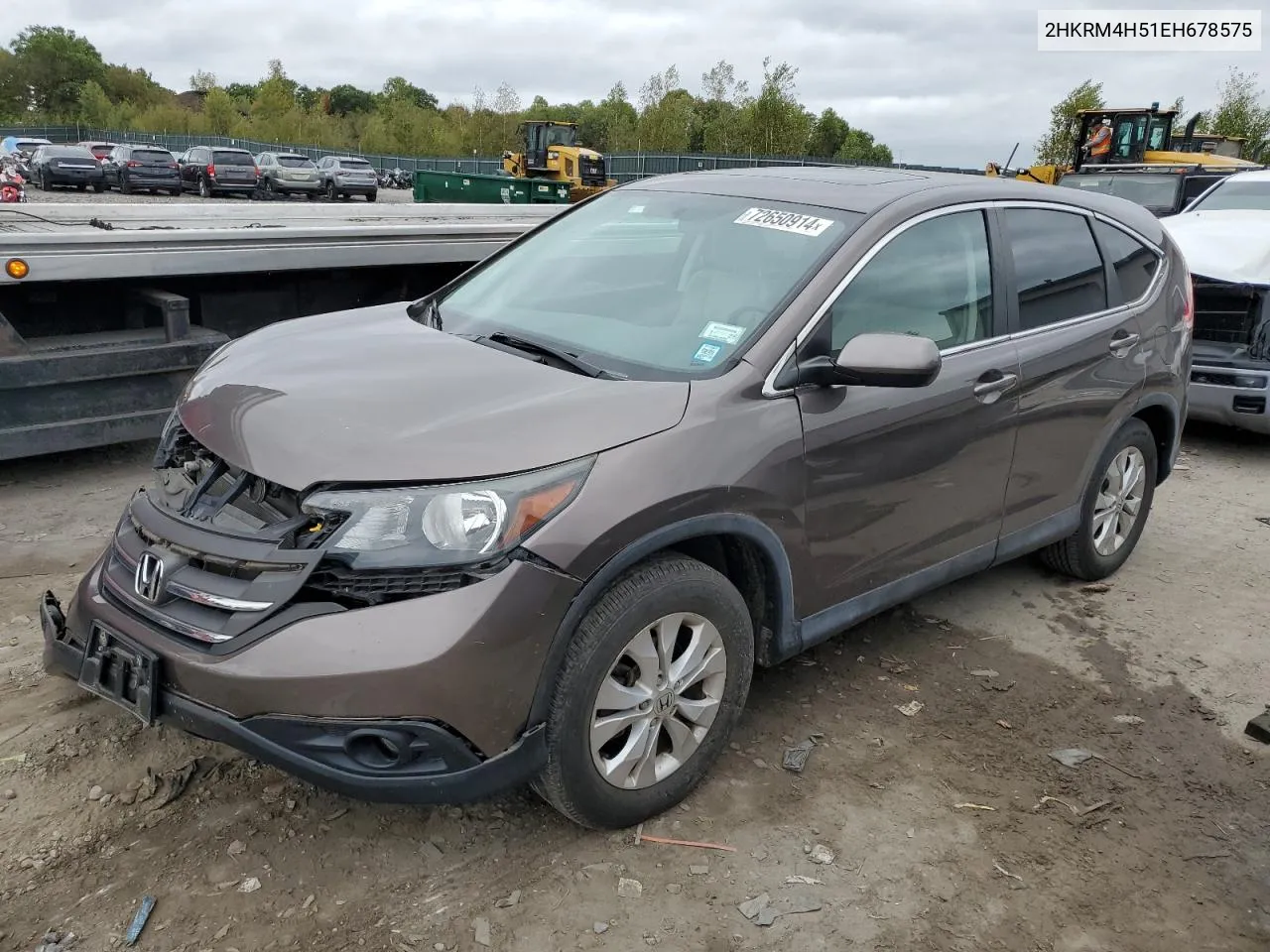 2014 Honda Cr-V Ex VIN: 2HKRM4H51EH678575 Lot: 72650914