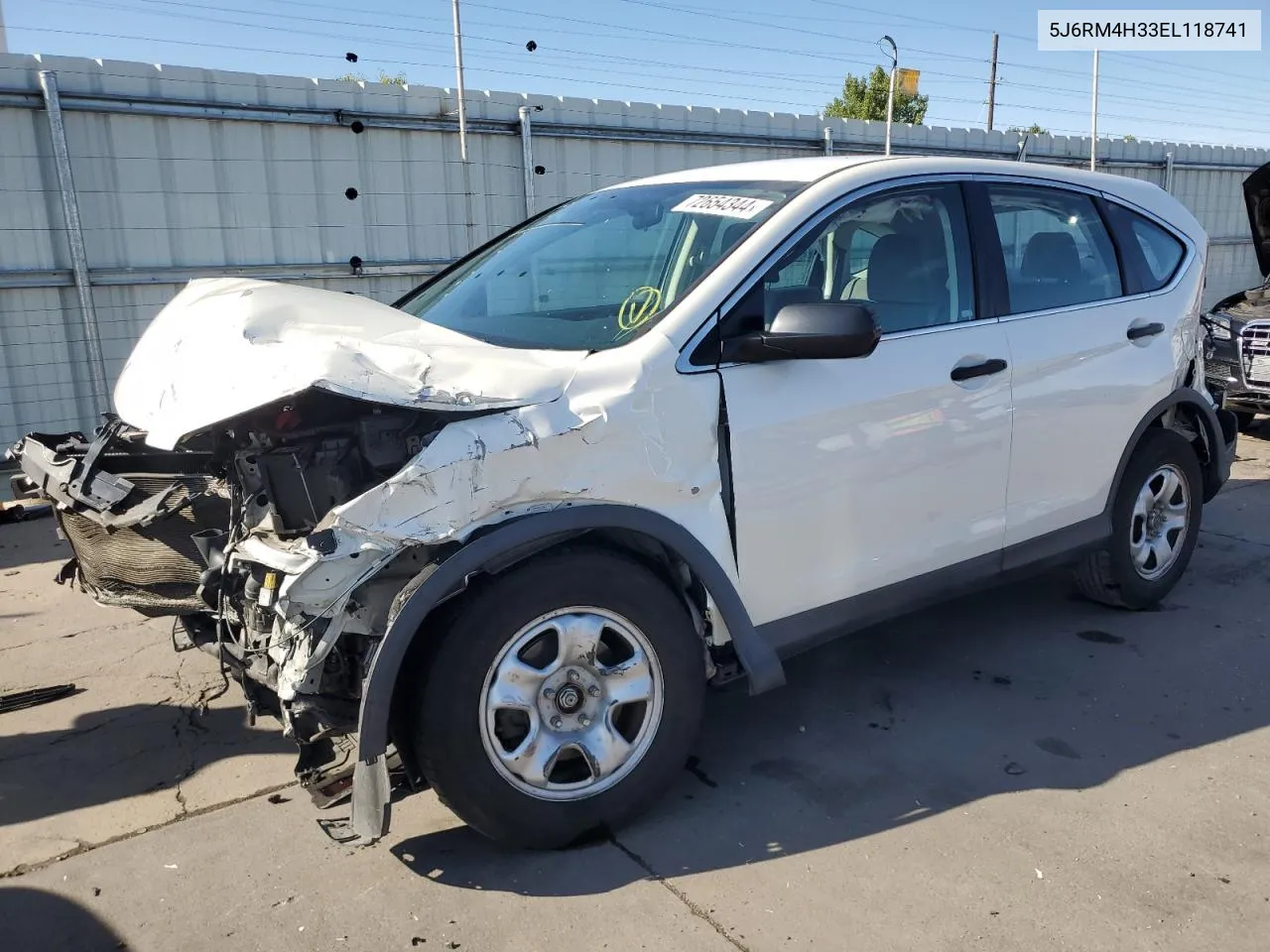 5J6RM4H33EL118741 2014 Honda Cr-V Lx