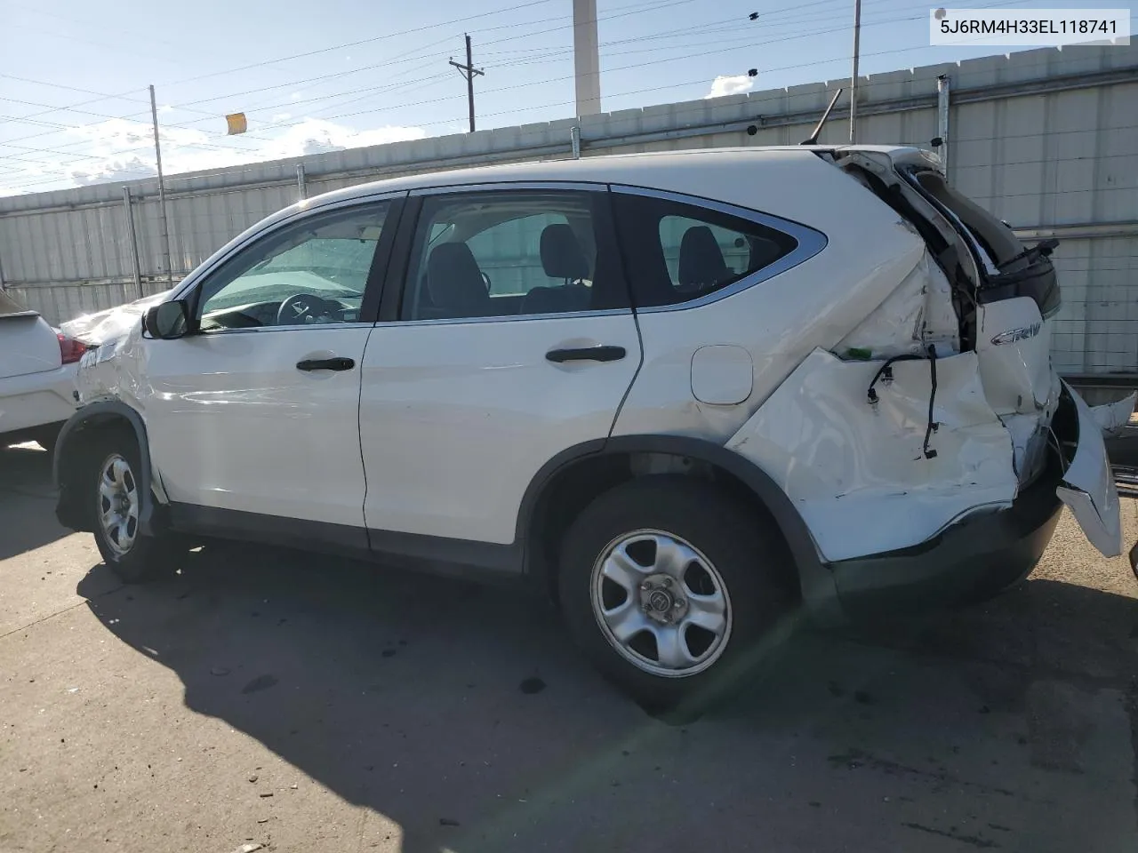 5J6RM4H33EL118741 2014 Honda Cr-V Lx