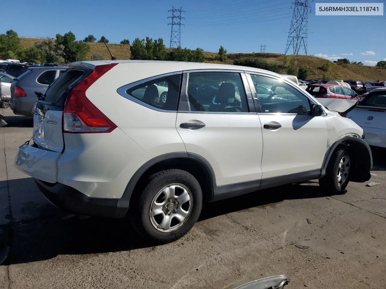 2014 Honda Cr-V Lx VIN: 5J6RM4H33EL118741 Lot: 72654344