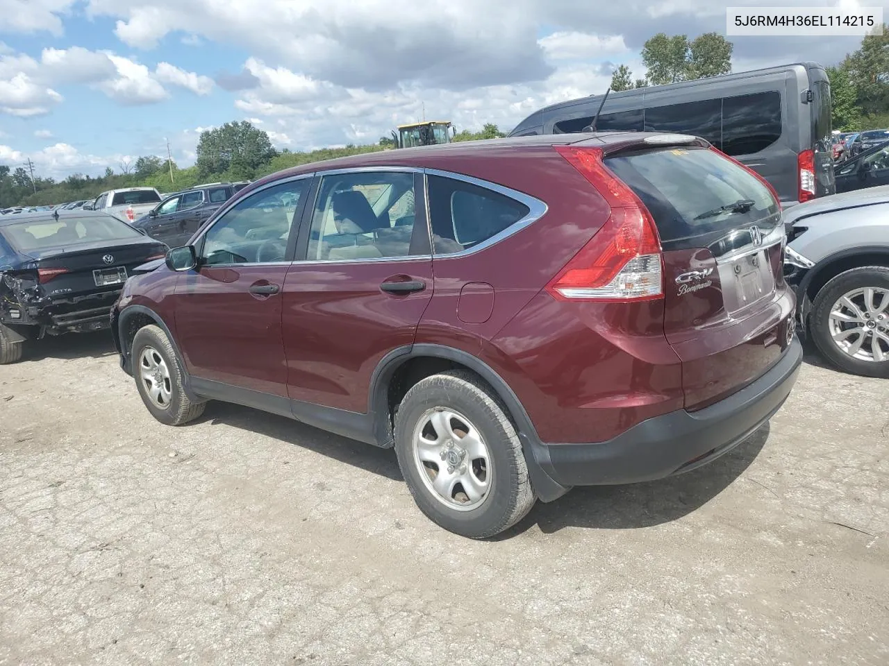 2014 Honda Cr-V Lx VIN: 5J6RM4H36EL114215 Lot: 72791664