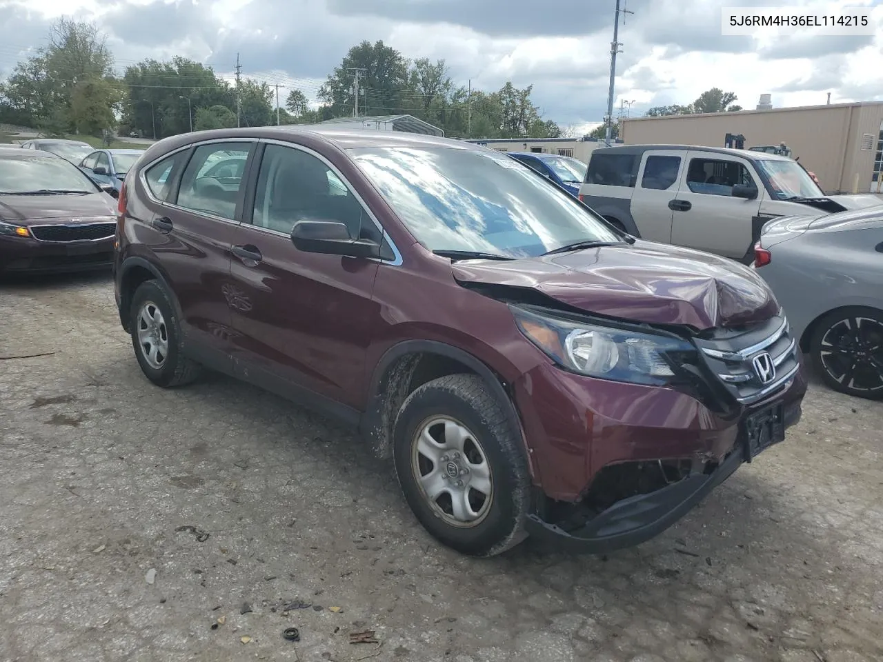 5J6RM4H36EL114215 2014 Honda Cr-V Lx