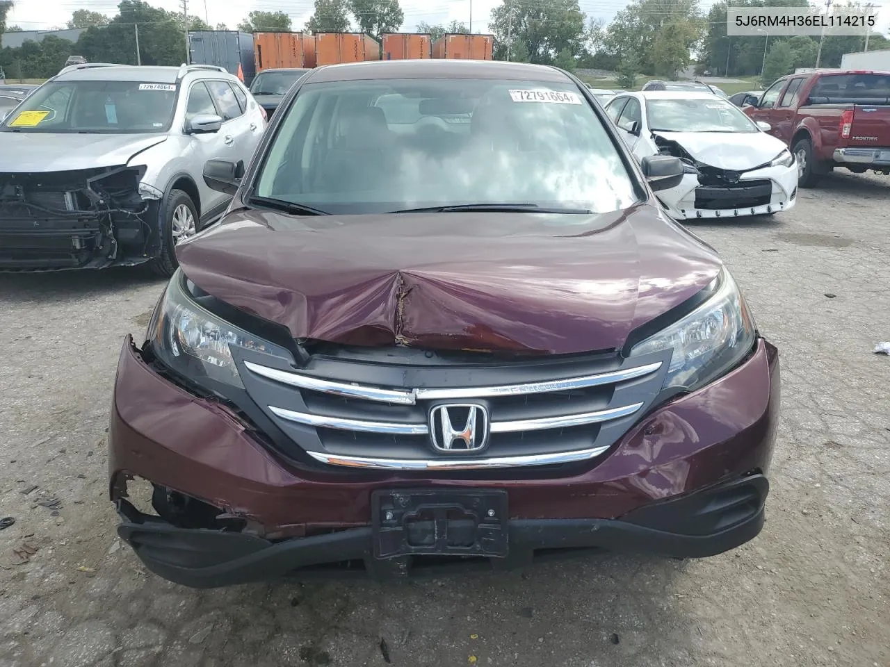 5J6RM4H36EL114215 2014 Honda Cr-V Lx