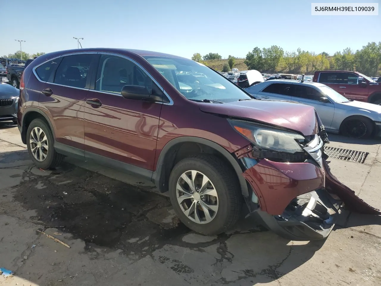 2014 Honda Cr-V Lx VIN: 5J6RM4H39EL109039 Lot: 72812934