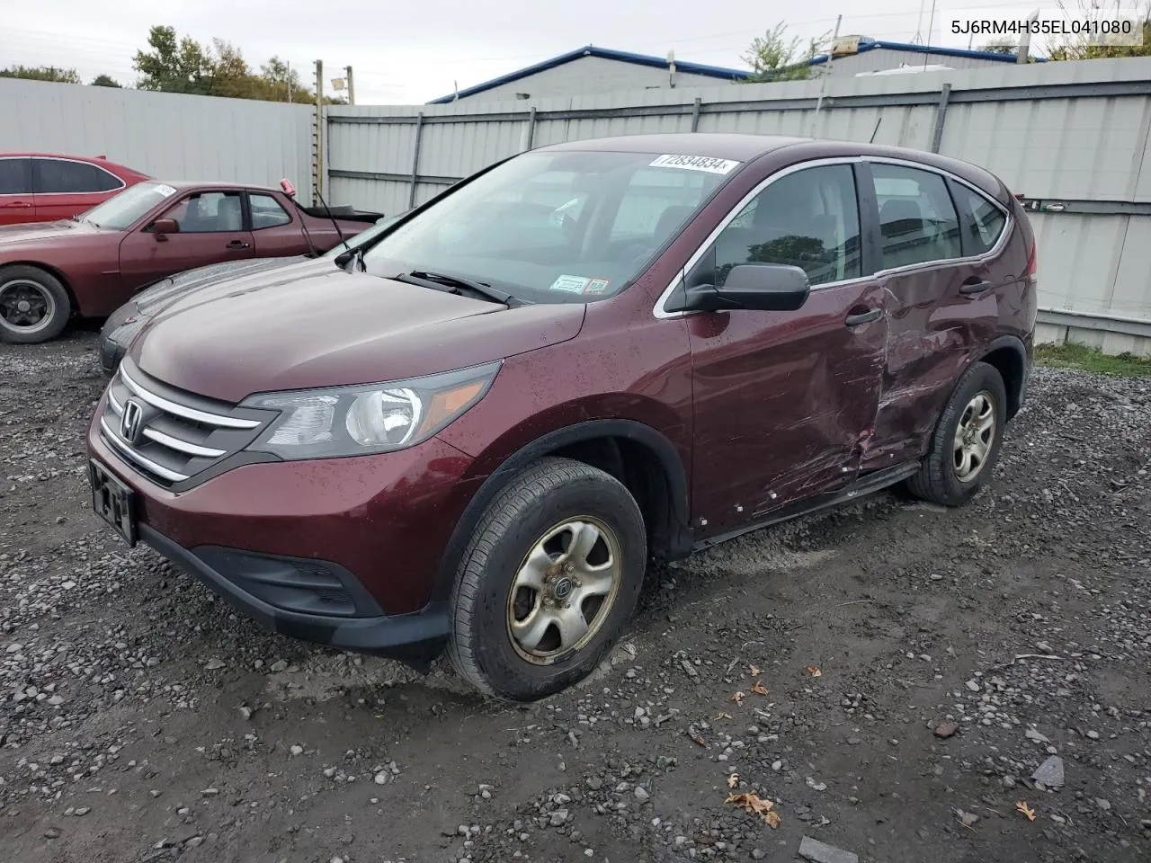 2014 Honda Cr-V Lx VIN: 5J6RM4H35EL041080 Lot: 72834834