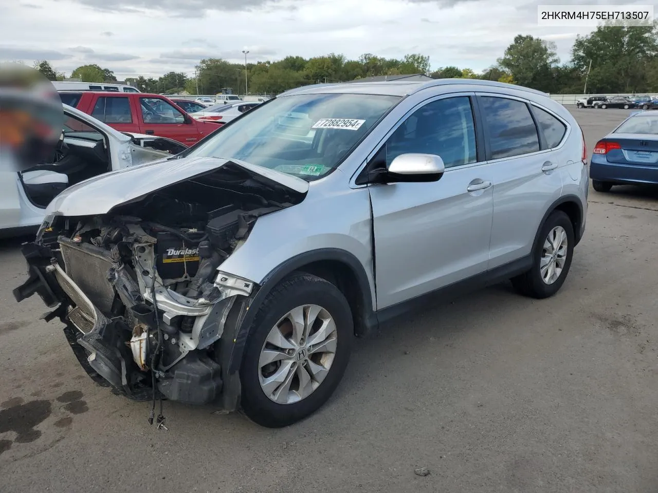 2014 Honda Cr-V Exl VIN: 2HKRM4H75EH713507 Lot: 72882954