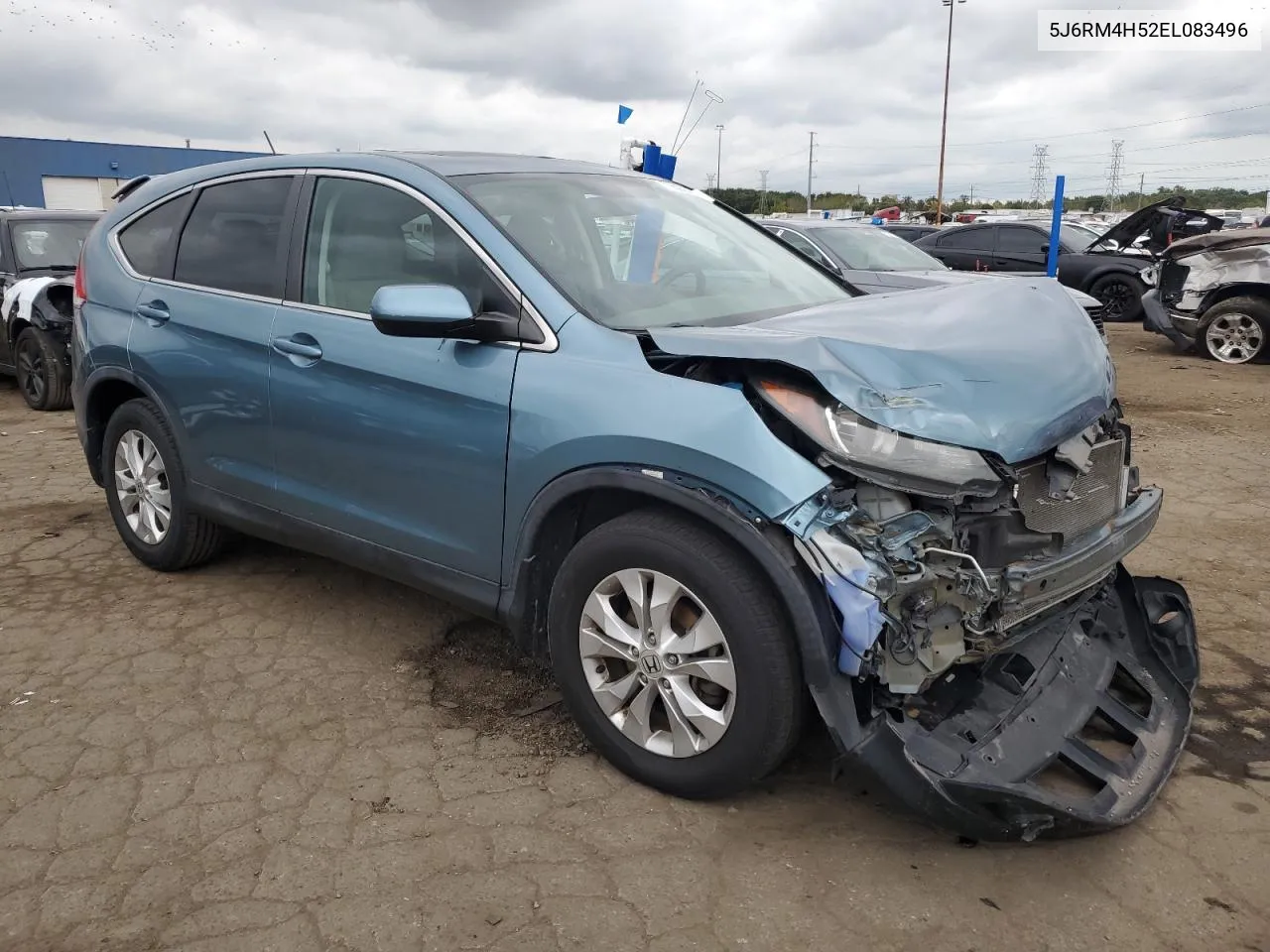 5J6RM4H52EL083496 2014 Honda Cr-V Ex