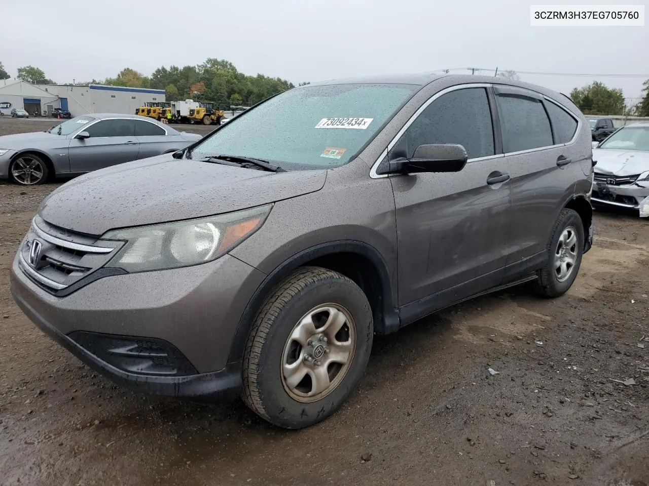 2014 Honda Cr-V Lx VIN: 3CZRM3H37EG705760 Lot: 73092434