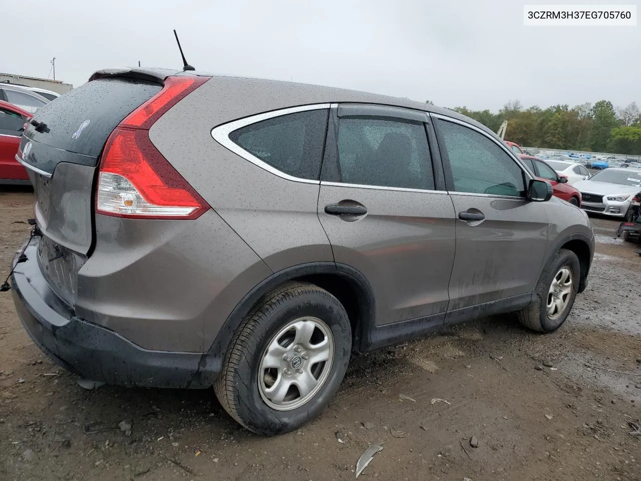 2014 Honda Cr-V Lx VIN: 3CZRM3H37EG705760 Lot: 73092434