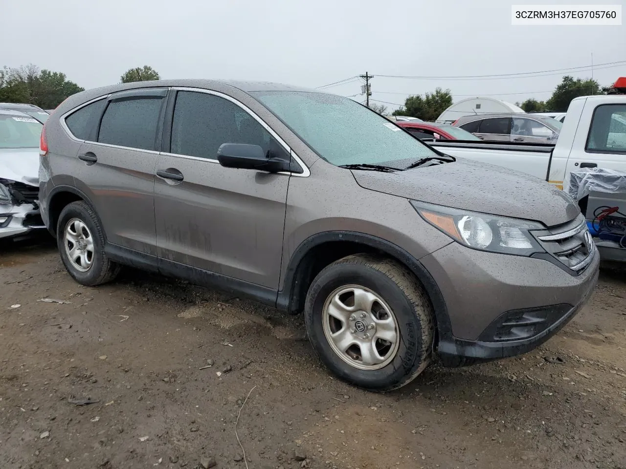 2014 Honda Cr-V Lx VIN: 3CZRM3H37EG705760 Lot: 73092434