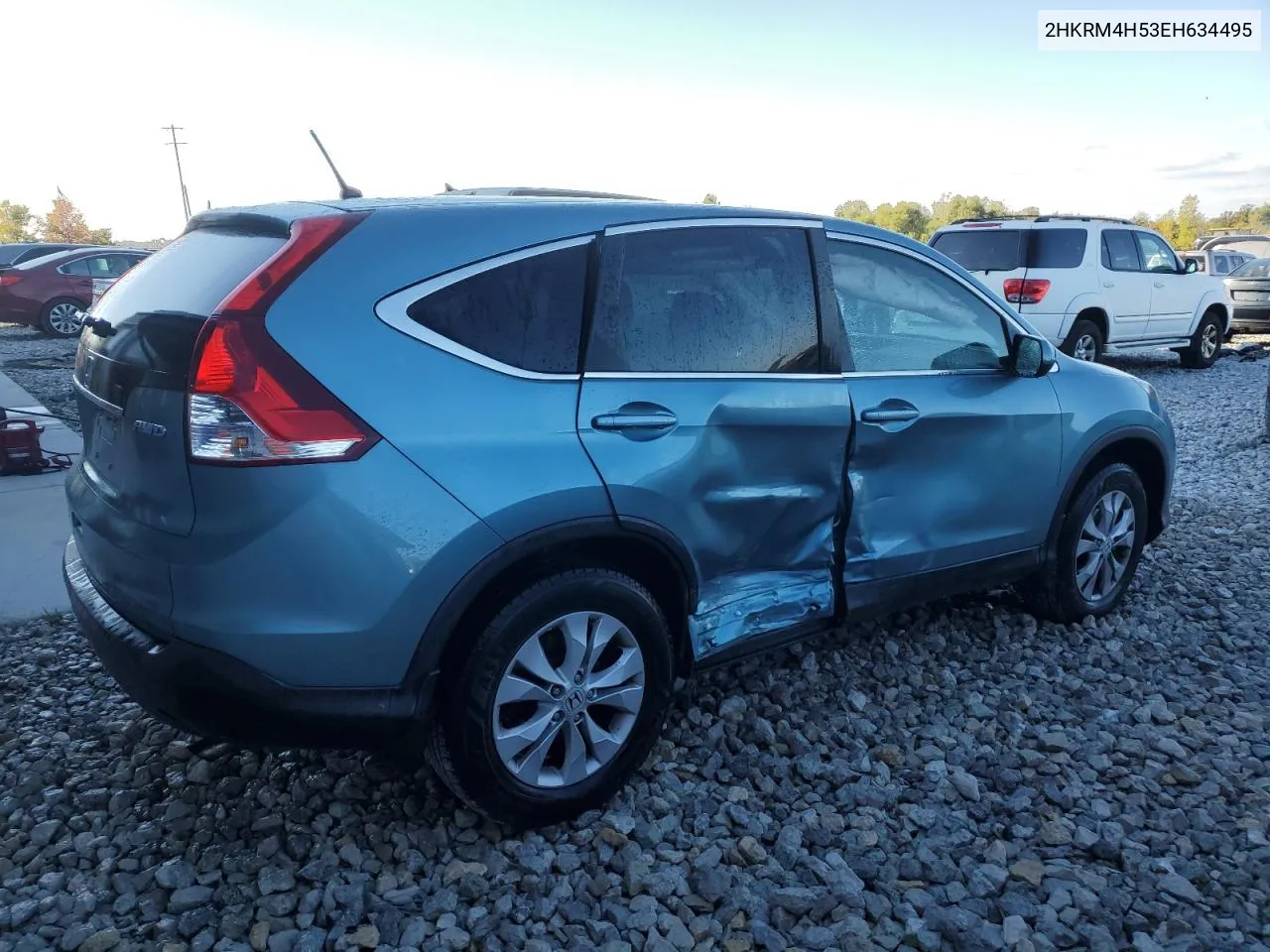 2HKRM4H53EH634495 2014 Honda Cr-V Ex