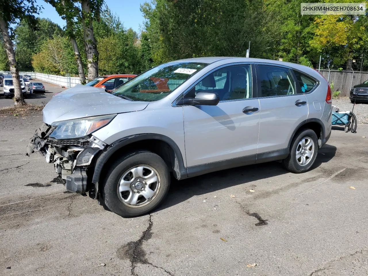 2014 Honda Cr-V Lx VIN: 2HKRM4H32EH708634 Lot: 73253134