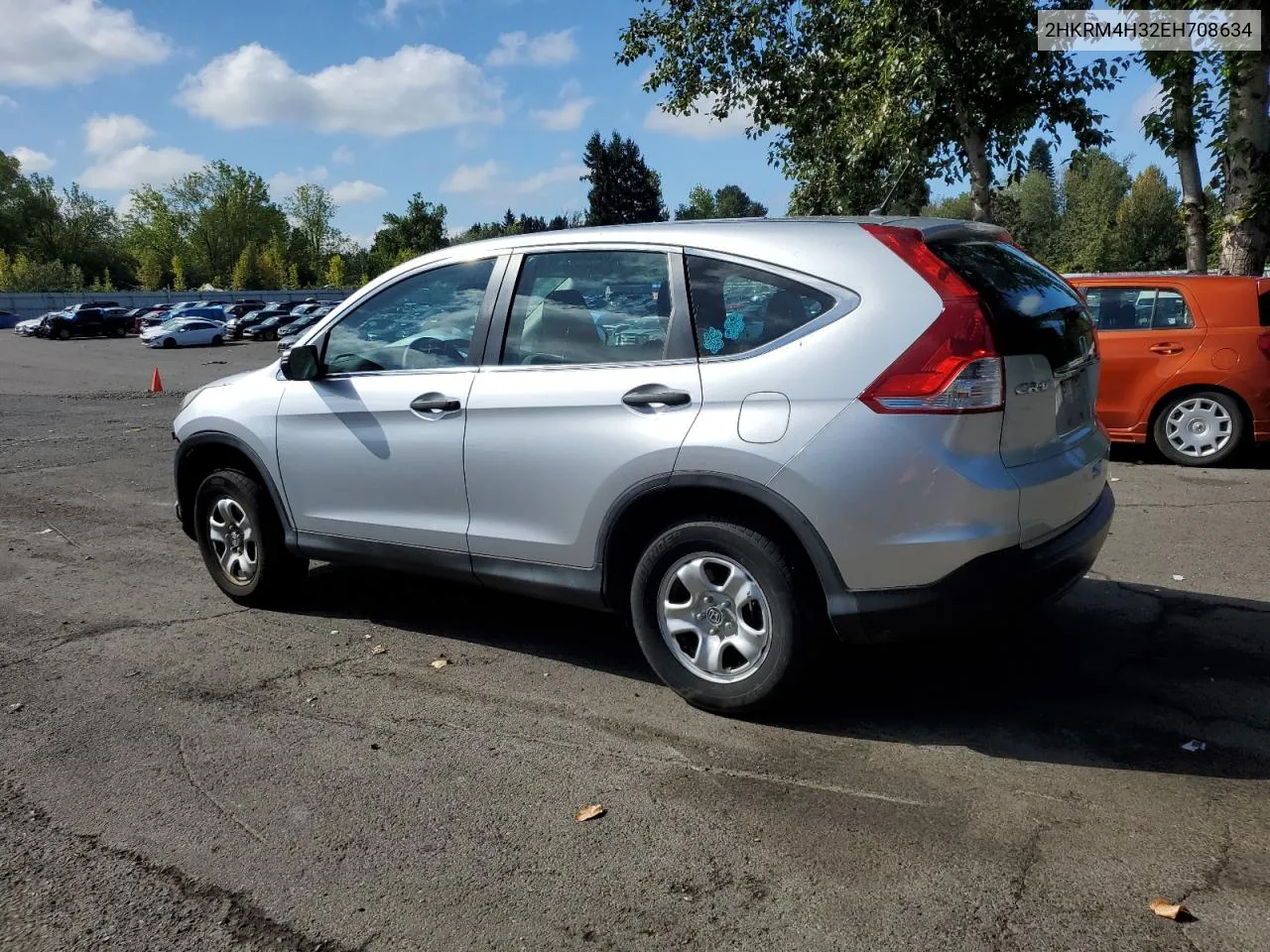 2014 Honda Cr-V Lx VIN: 2HKRM4H32EH708634 Lot: 73253134