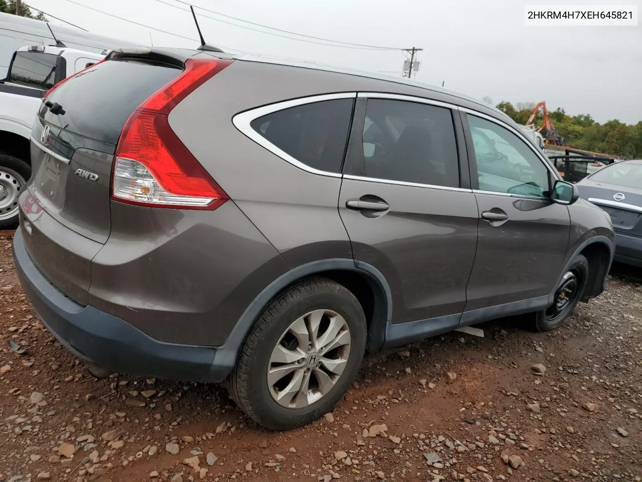 2014 Honda Cr-V Exl VIN: 2HKRM4H7XEH645821 Lot: 73291014