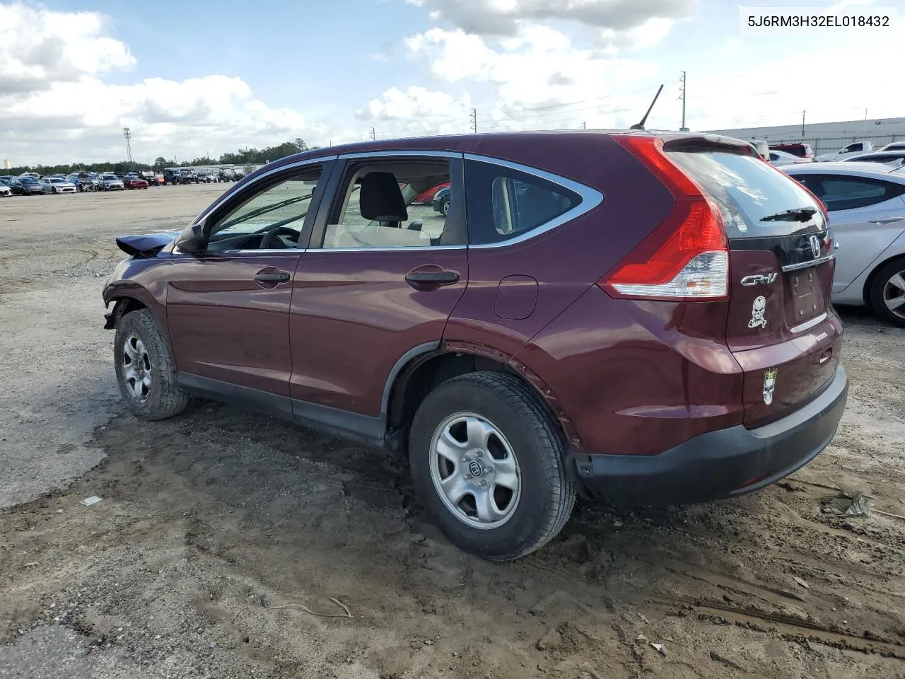 5J6RM3H32EL018432 2014 Honda Cr-V Lx