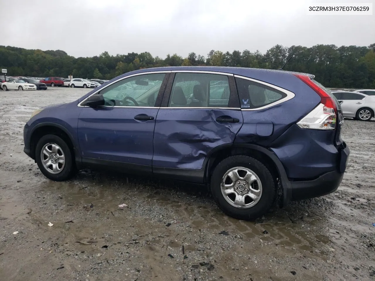 2014 Honda Cr-V Lx VIN: 3CZRM3H37EG706259 Lot: 73377244