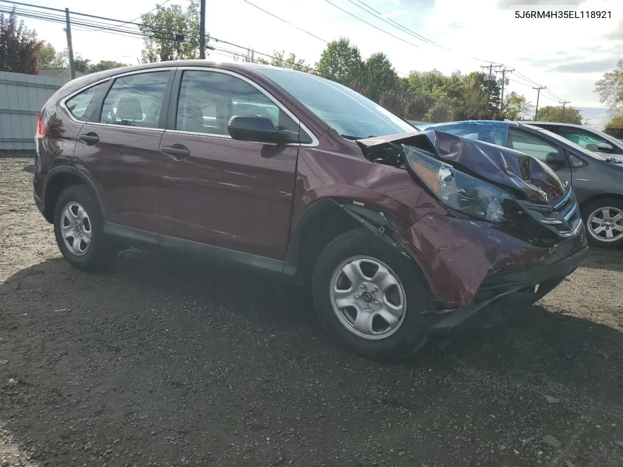 2014 Honda Cr-V Lx VIN: 5J6RM4H35EL118921 Lot: 73378754