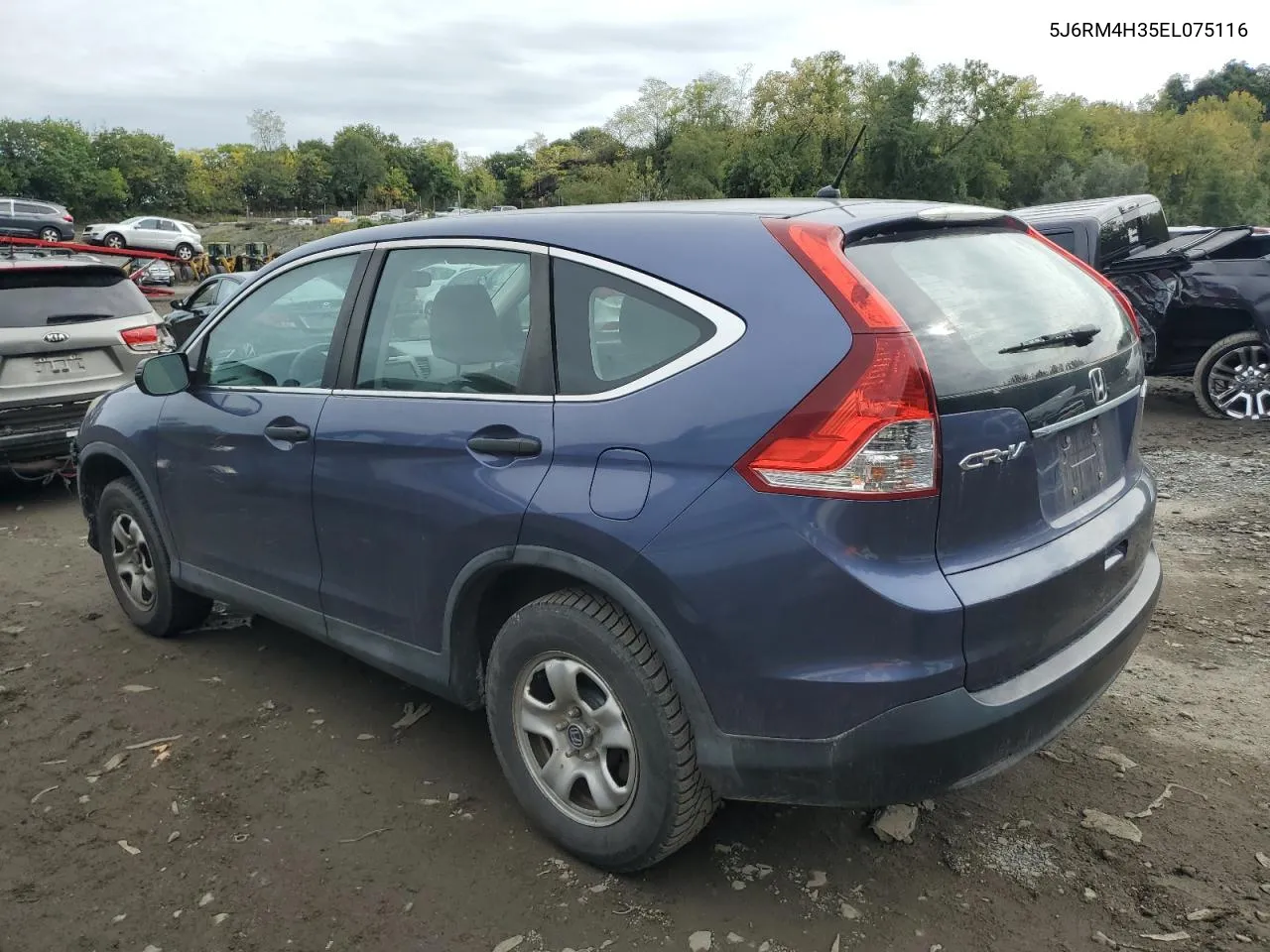 5J6RM4H35EL075116 2014 Honda Cr-V Lx