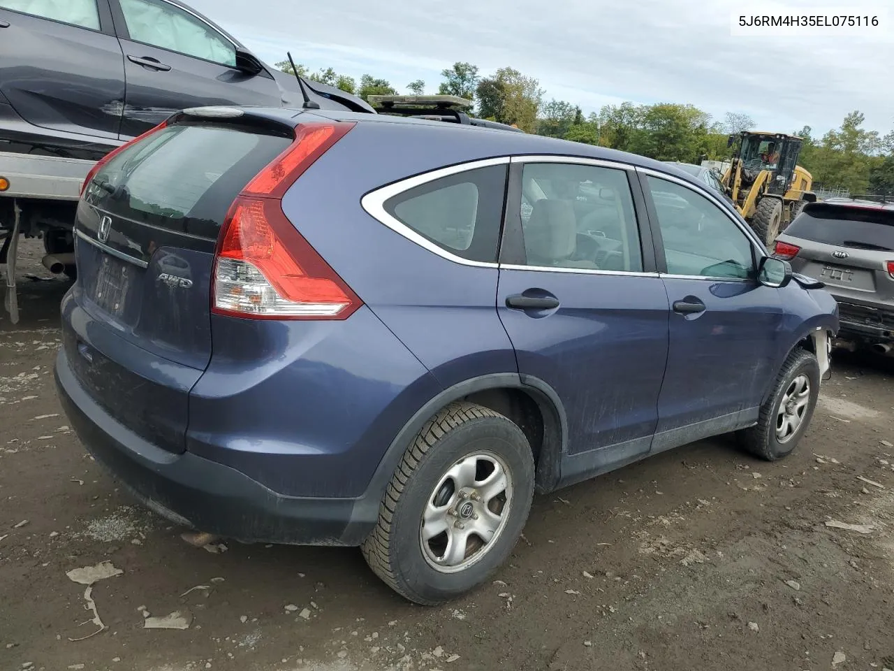 5J6RM4H35EL075116 2014 Honda Cr-V Lx