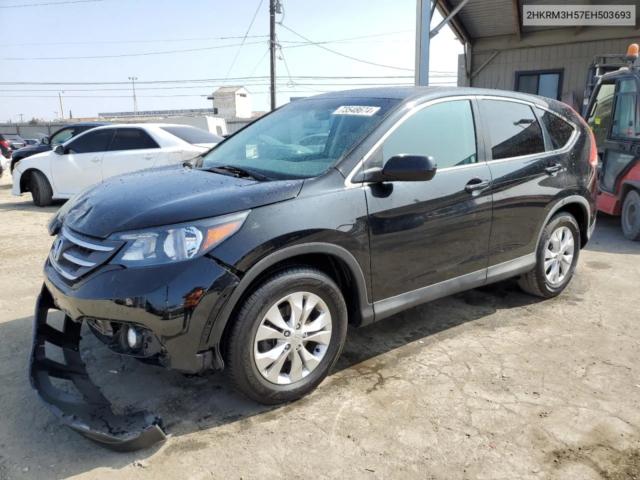 2HKRM3H57EH503693 2014 Honda Cr-V Ex