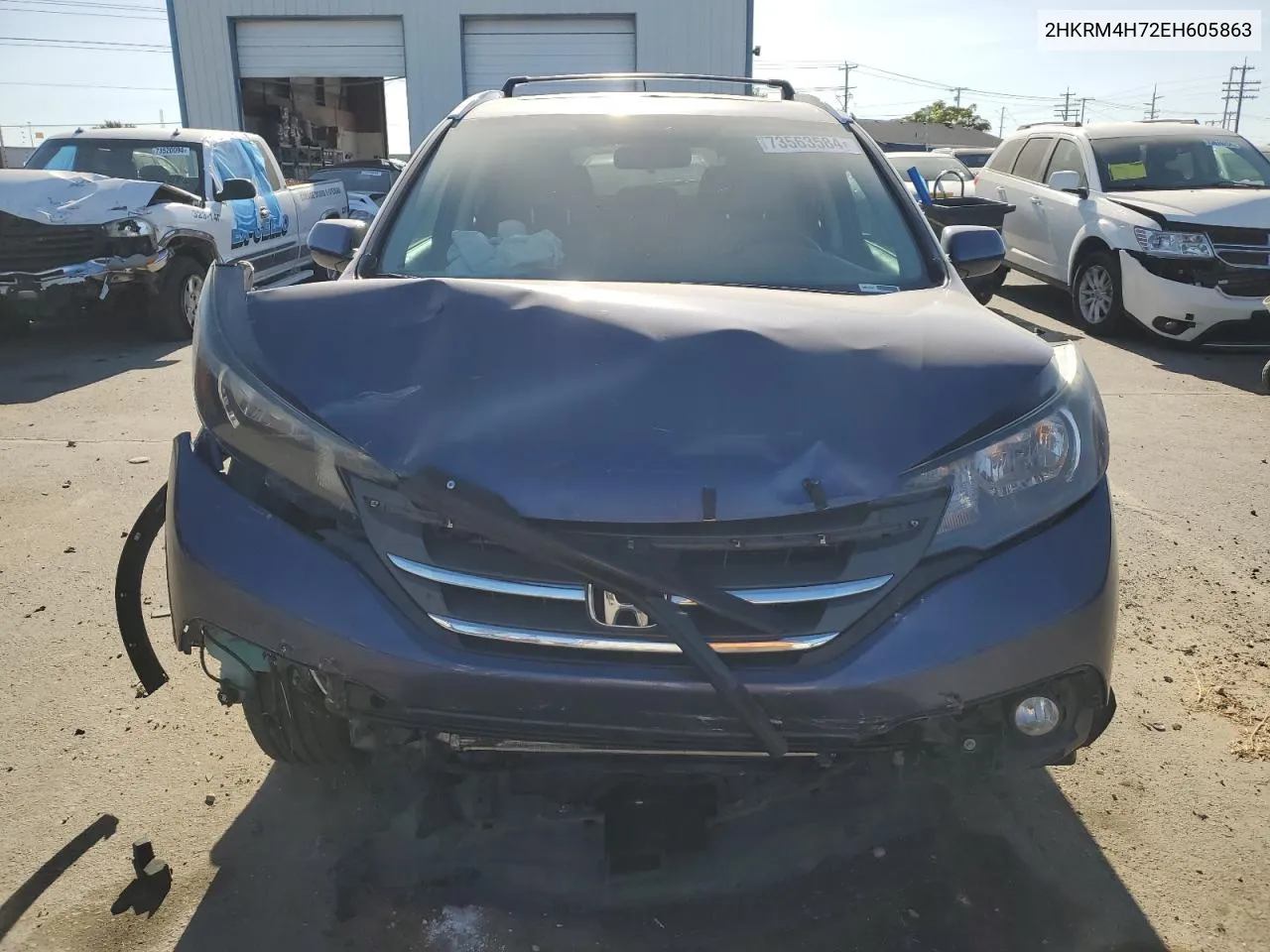 2HKRM4H72EH605863 2014 Honda Cr-V Exl