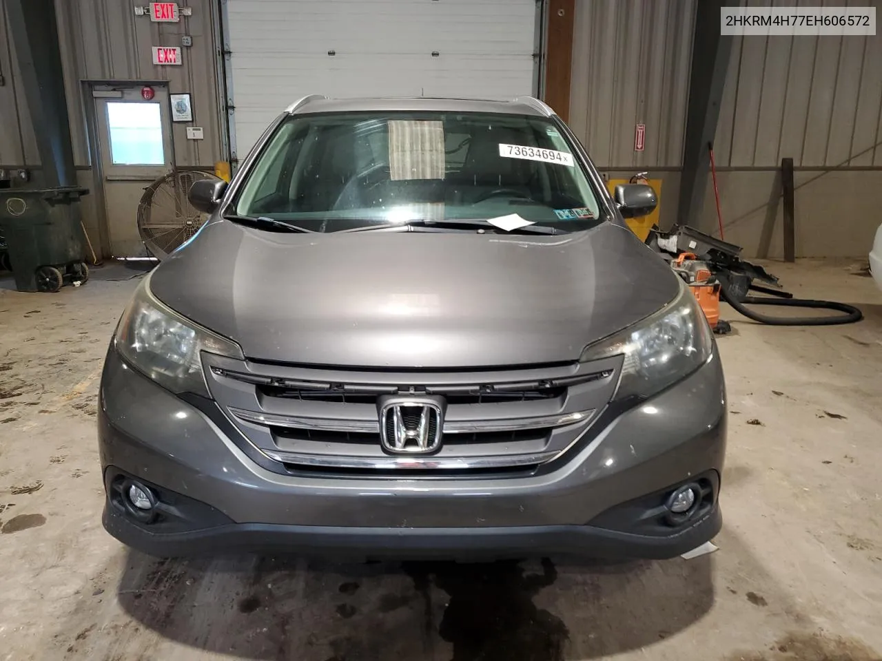 2HKRM4H77EH606572 2014 Honda Cr-V Exl