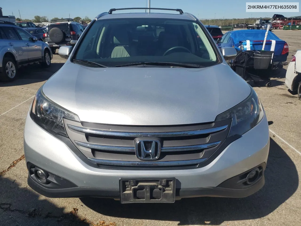 2014 Honda Cr-V Exl VIN: 2HKRM4H77EH635098 Lot: 73760094