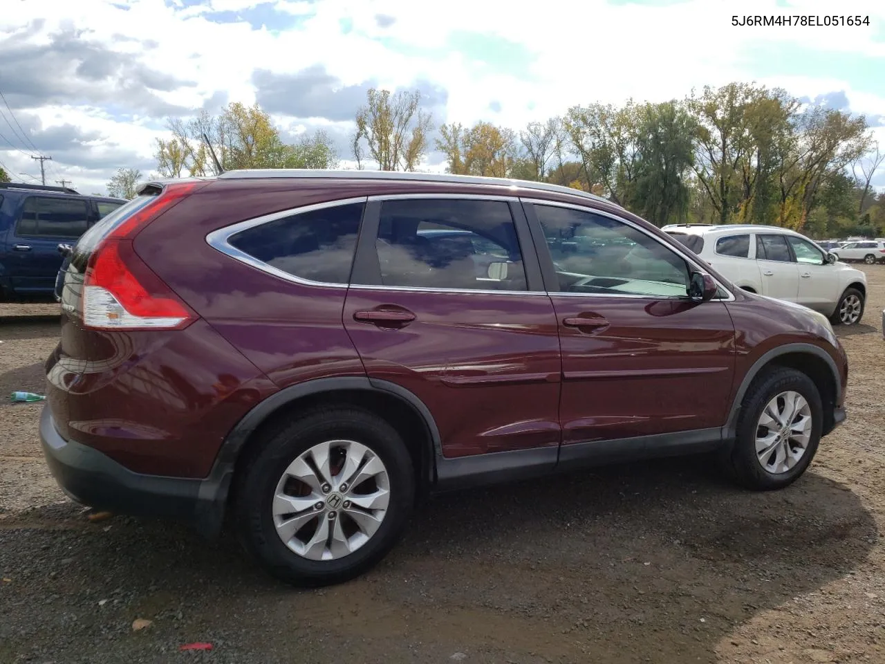 5J6RM4H78EL051654 2014 Honda Cr-V Exl