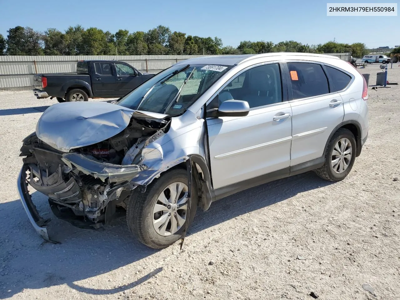 2014 Honda Cr-V Exl VIN: 2HKRM3H79EH550984 Lot: 73891704