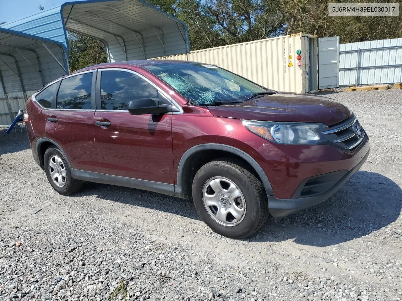 2014 Honda Cr-V Lx VIN: 5J6RM4H39EL030017 Lot: 73954424