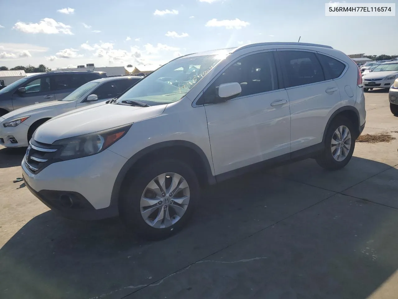 5J6RM4H77EL116574 2014 Honda Cr-V Exl