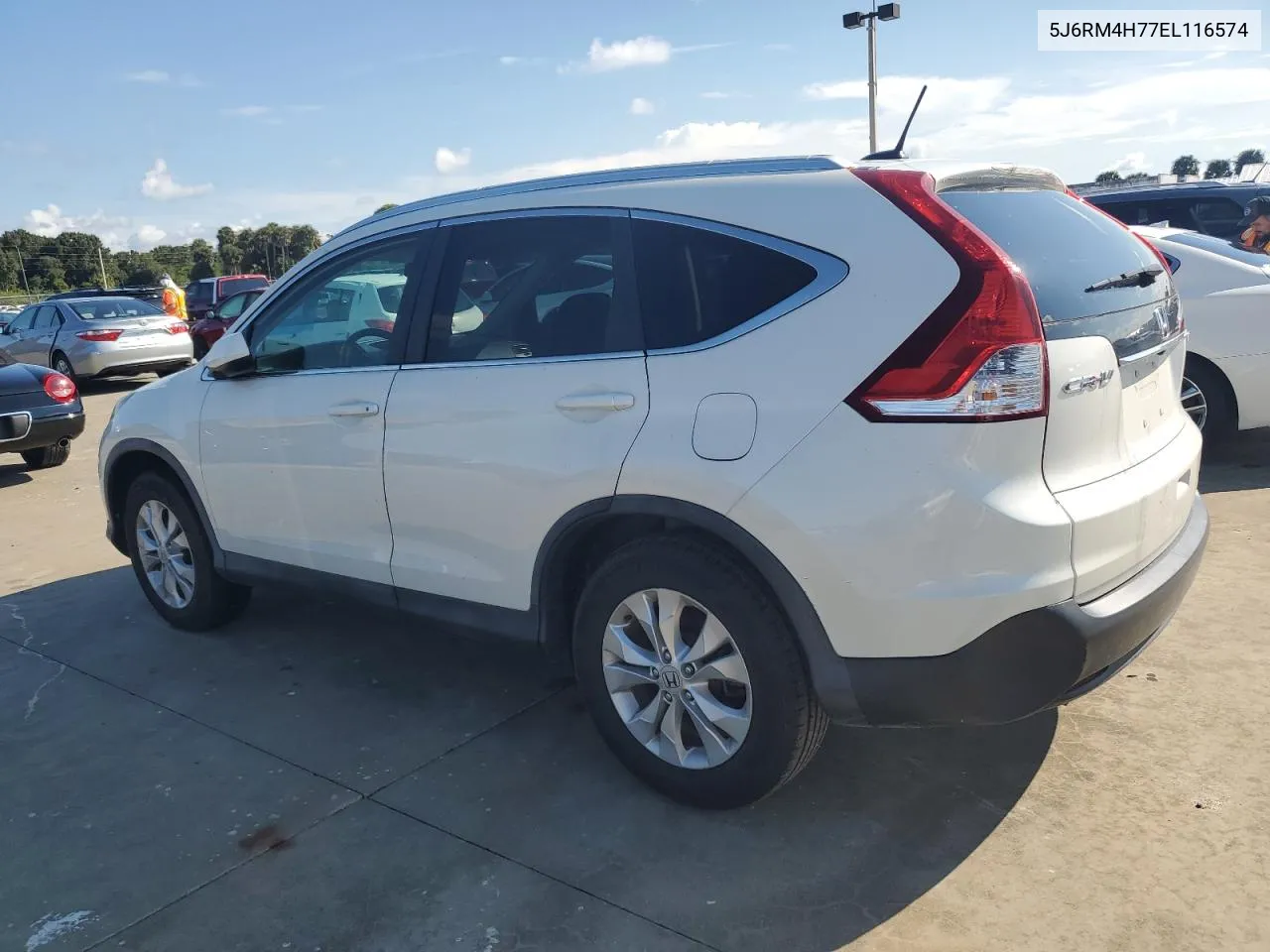 5J6RM4H77EL116574 2014 Honda Cr-V Exl