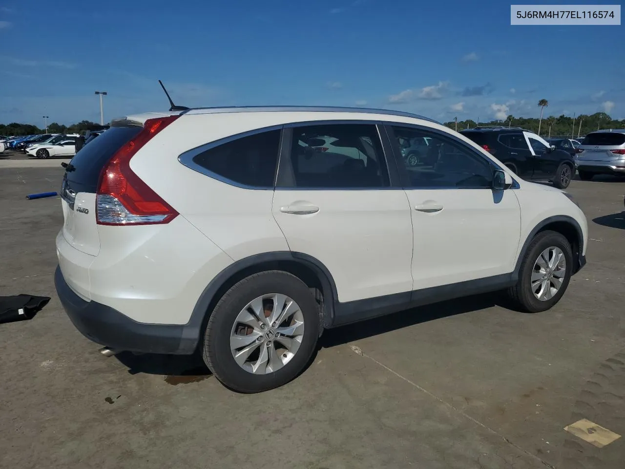 5J6RM4H77EL116574 2014 Honda Cr-V Exl