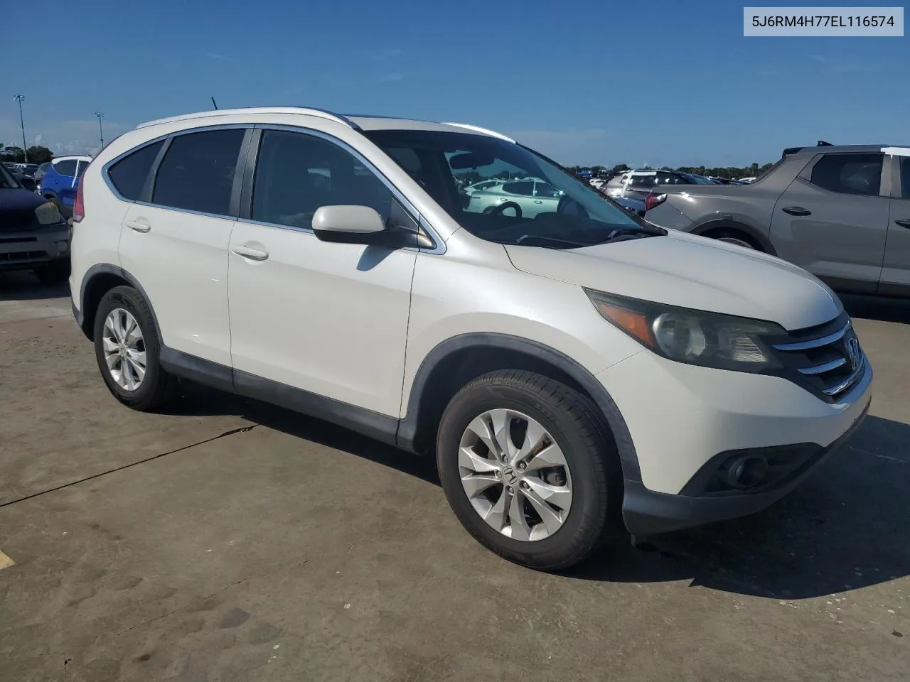 5J6RM4H77EL116574 2014 Honda Cr-V Exl