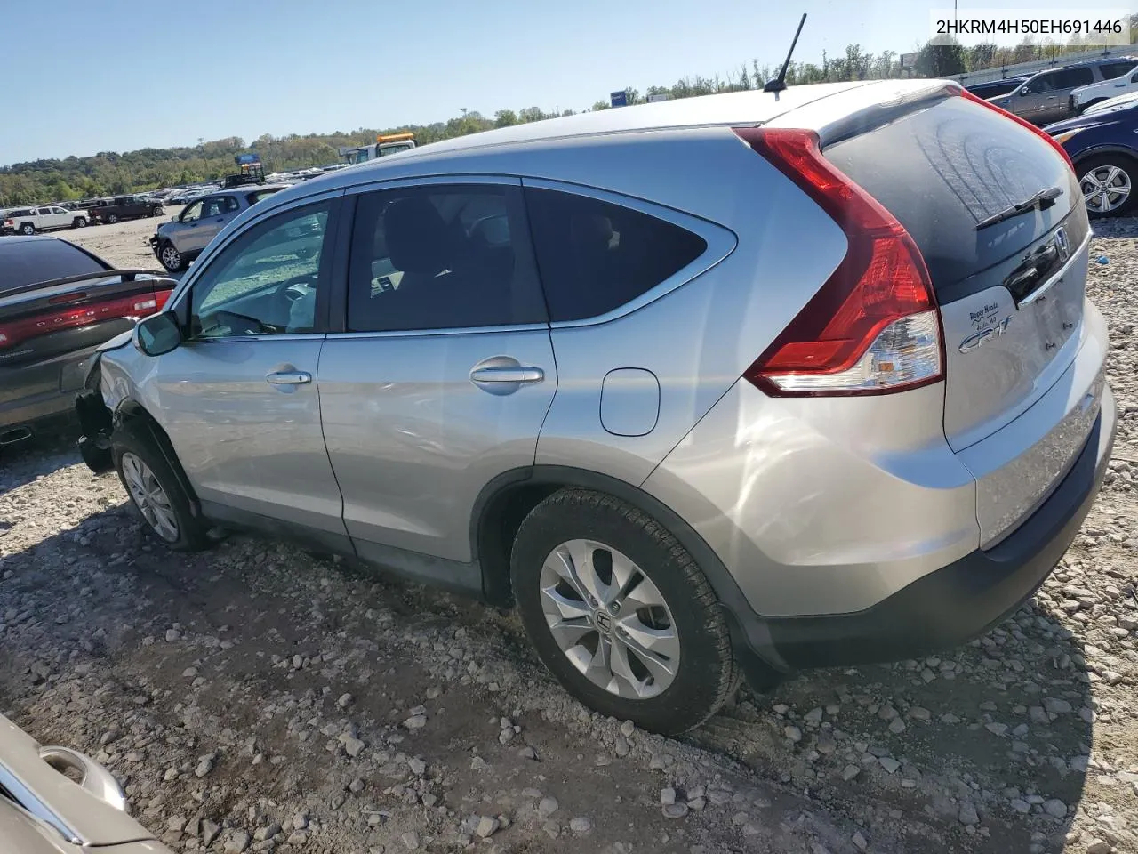 2014 Honda Cr-V Ex VIN: 2HKRM4H50EH691446 Lot: 74022874