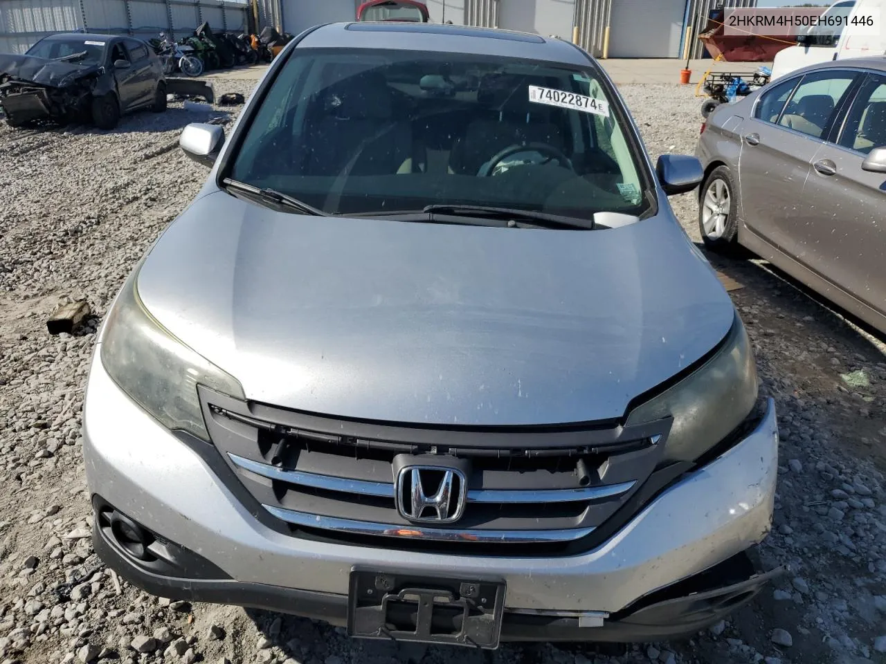 2014 Honda Cr-V Ex VIN: 2HKRM4H50EH691446 Lot: 74022874