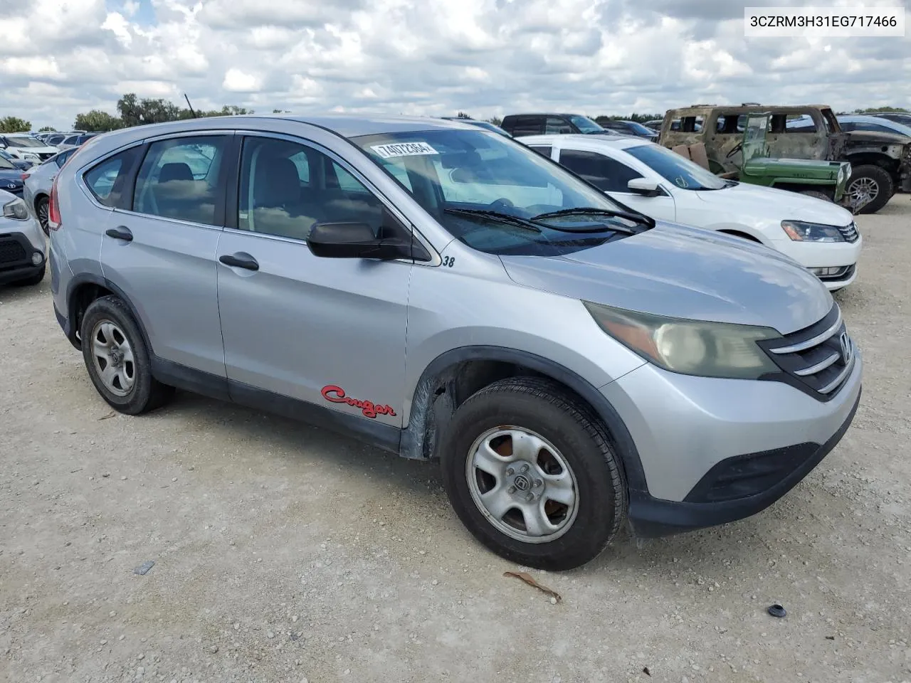 3CZRM3H31EG717466 2014 Honda Cr-V Lx