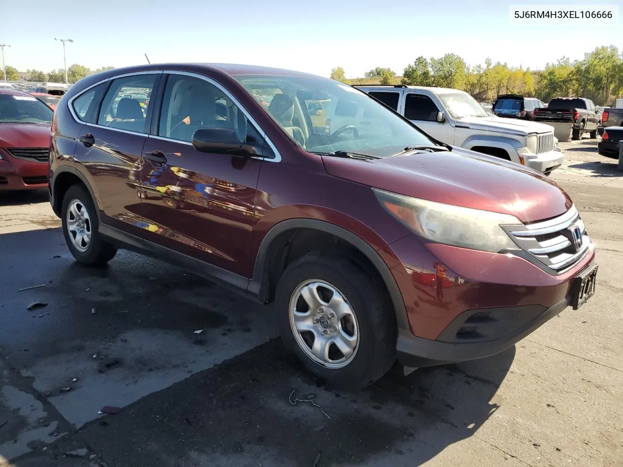 5J6RM4H3XEL106666 2014 Honda Cr-V Lx