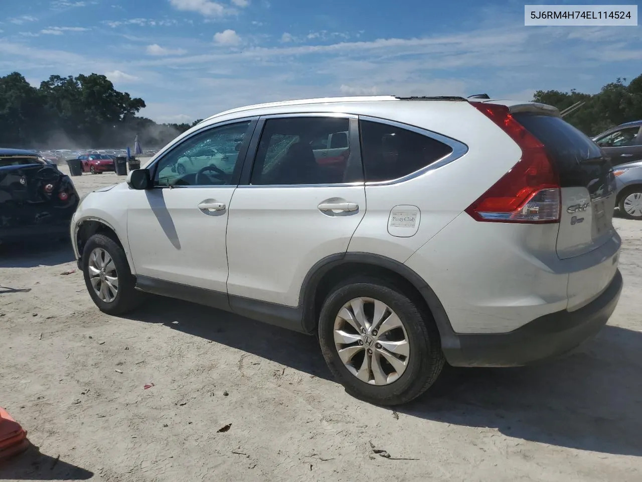 2014 Honda Cr-V Exl VIN: 5J6RM4H74EL114524 Lot: 74126064