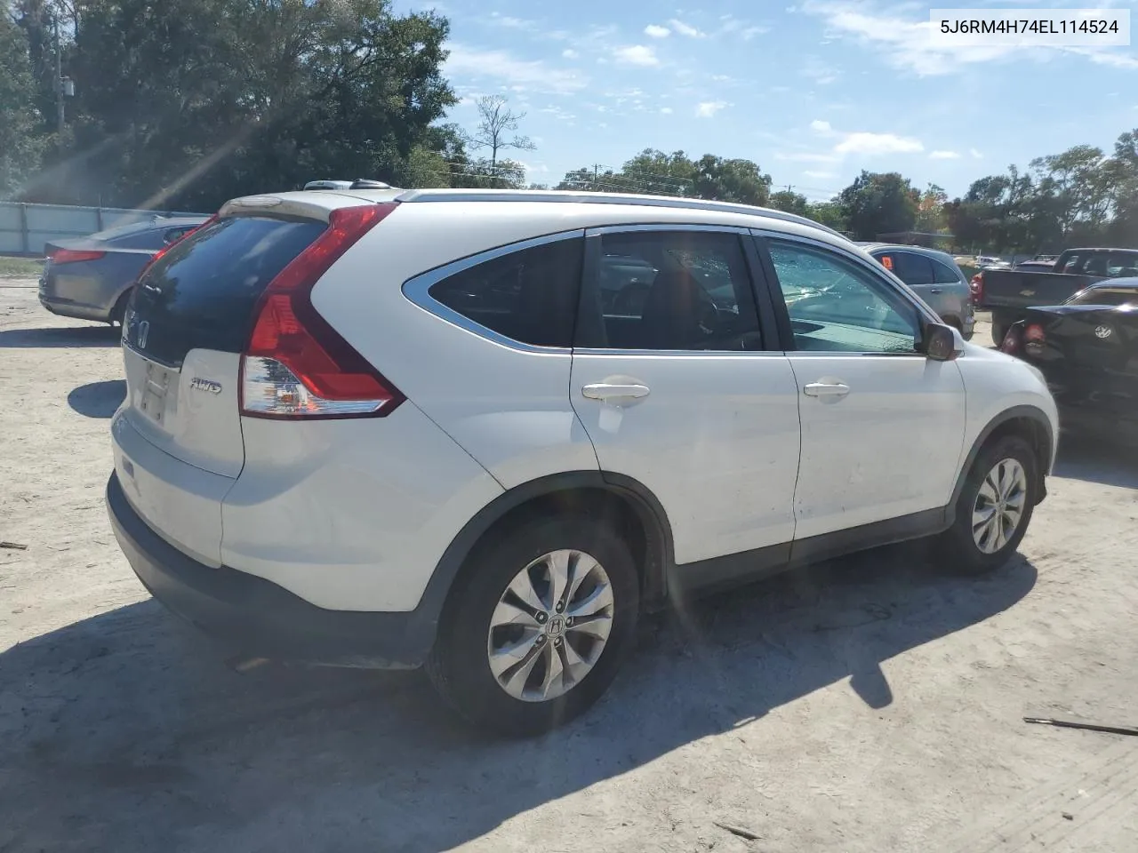 2014 Honda Cr-V Exl VIN: 5J6RM4H74EL114524 Lot: 74126064