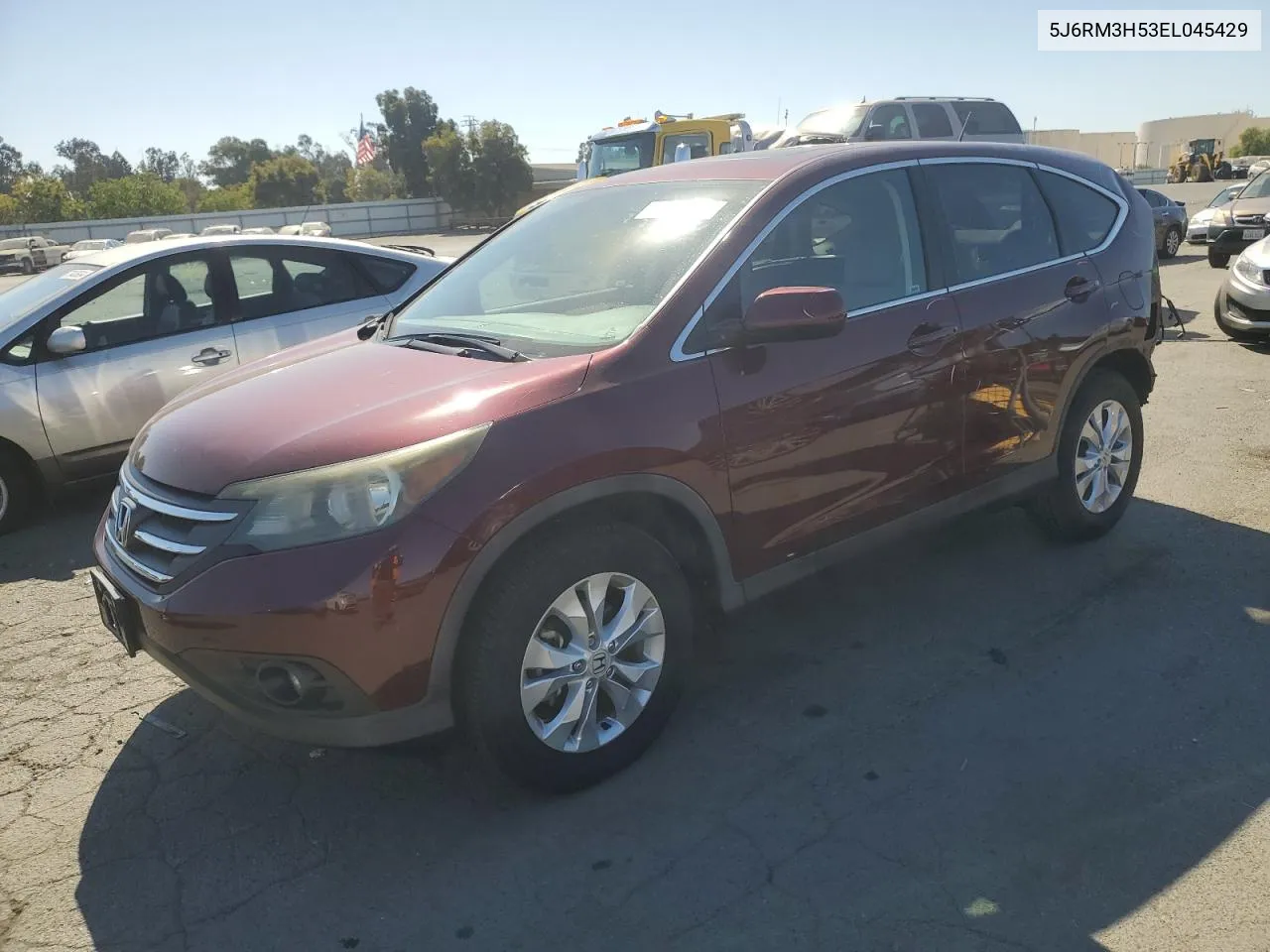 2014 Honda Cr-V Ex VIN: 5J6RM3H53EL045429 Lot: 74150194