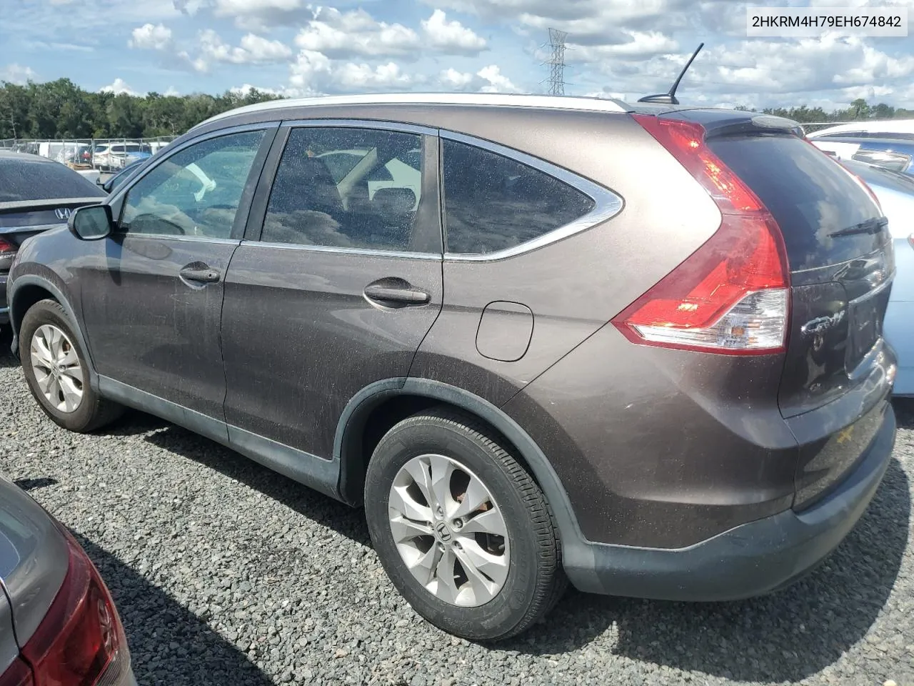 2HKRM4H79EH674842 2014 Honda Cr-V Exl