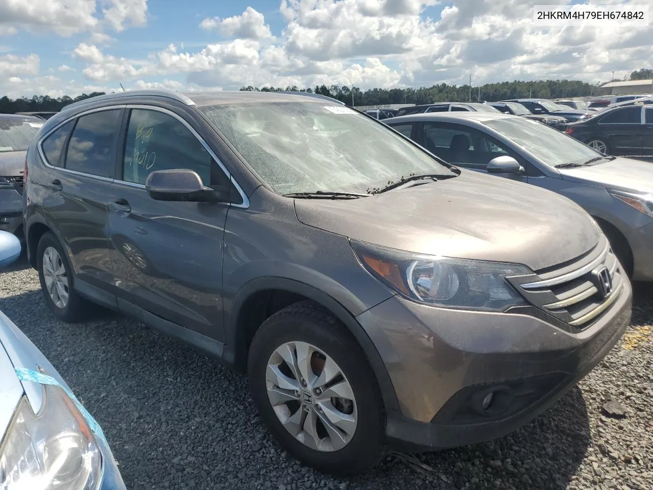 2HKRM4H79EH674842 2014 Honda Cr-V Exl