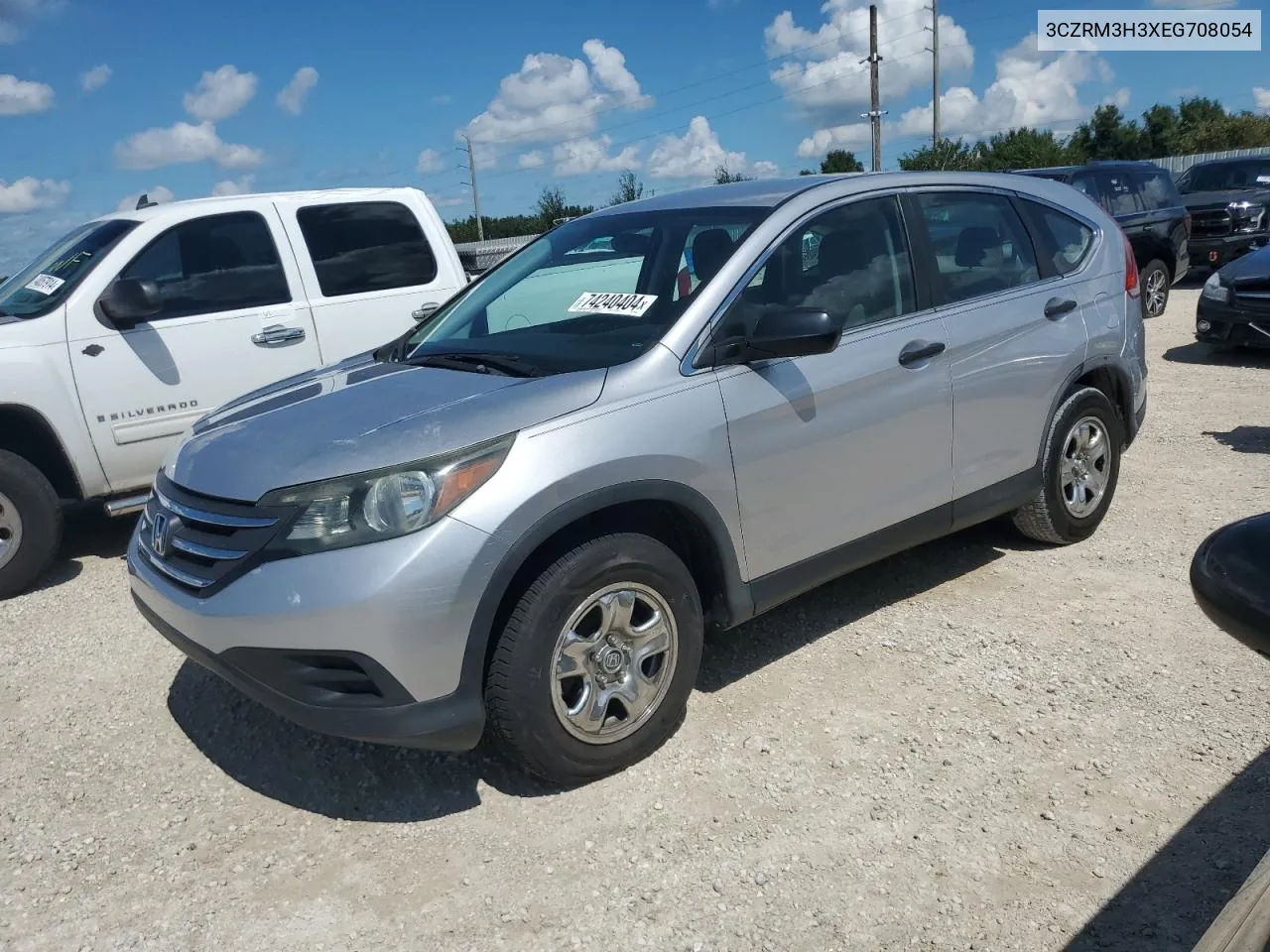 2014 Honda Cr-V Lx VIN: 3CZRM3H3XEG708054 Lot: 74240404