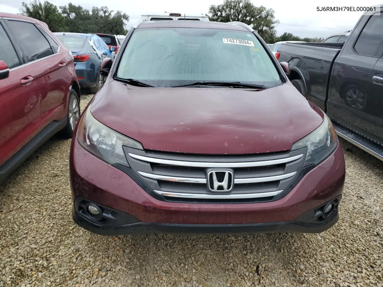 2014 Honda Cr-V Exl VIN: 5J6RM3H79EL000061 Lot: 74273094