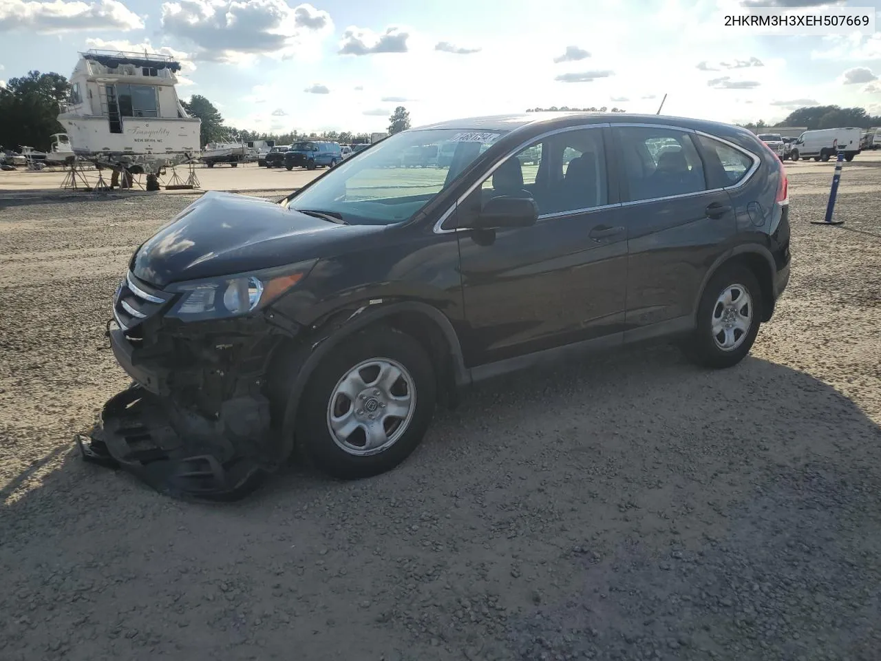 2014 Honda Cr-V Lx VIN: 2HKRM3H3XEH507669 Lot: 74681284