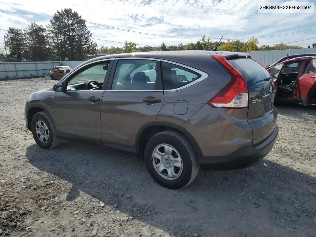 2014 Honda Cr-V Lx VIN: 2HKRM4H3XEH681604 Lot: 74721194