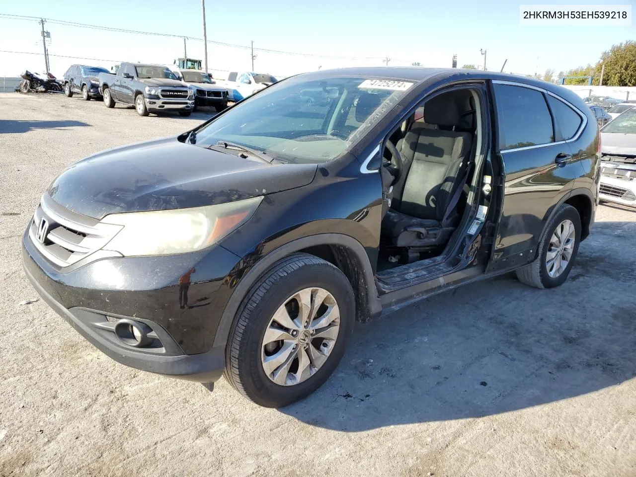 2014 Honda Cr-V Ex VIN: 2HKRM3H53EH539218 Lot: 74725274